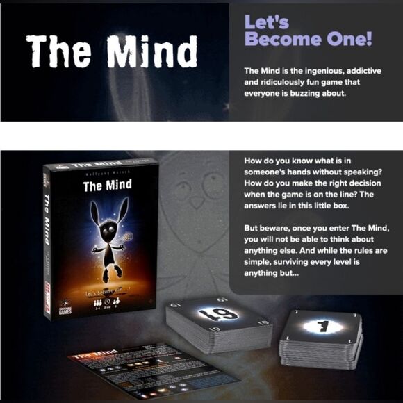 🩵NIB The Mind 2018 Edition Card Game - Picture 10 of 10